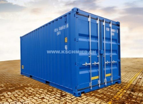 20' Double Door Container, RAL5010