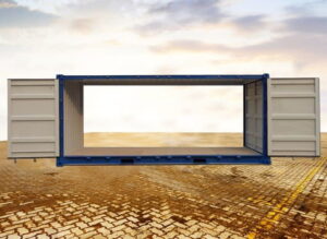 20' Double Side Door Container, RAL5010
