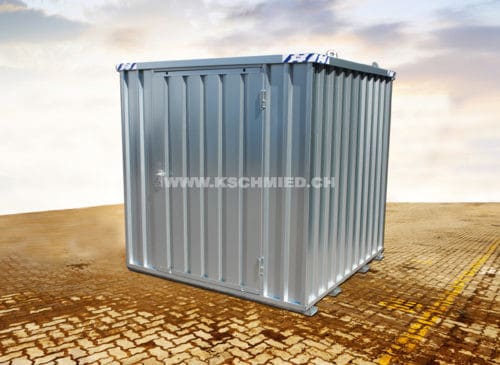 Quick build container, 2x2m, 1-leaf door