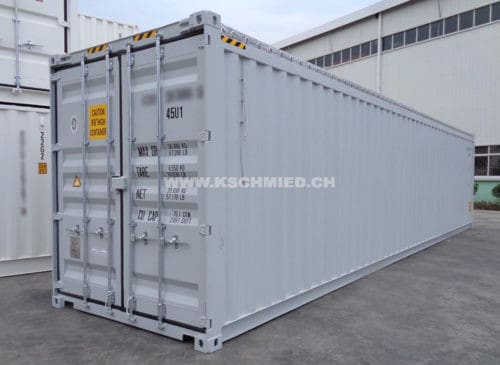 40 Foot High Cube OPEN TOP Sea Container, new/one-way