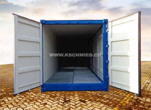 20' Side Door Sea Container with COLLECTION PAN