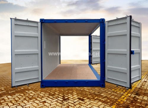 20' Double Door Side Door Seecontainer, NEU/neuwertig