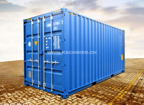 20' High Cube Seecontainer, STAHLFUSSBODEN, NEU/neuwertig