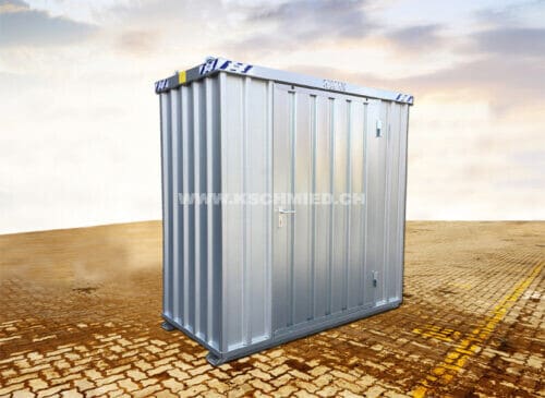 Quick construction container, 1x2m, 1-leaf
