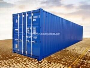40' Double Door Container, RAL5010
