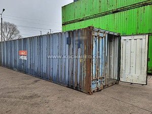 40' Pallet Wide Seecontainer, gebraucht