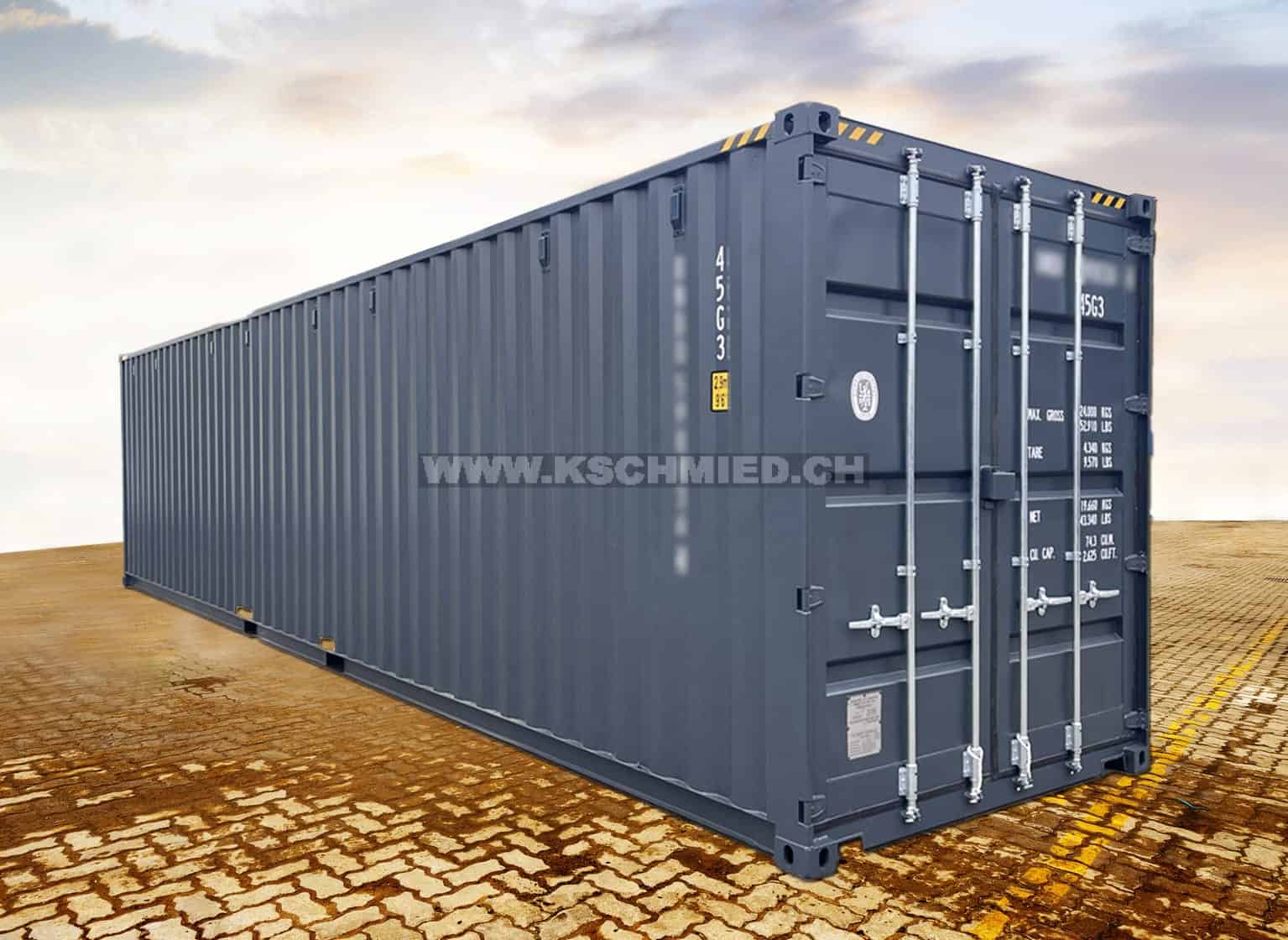 40' SELF STORAGE High Cube Side Door, QUADRUPLE, NEU/neuwertig - K ...